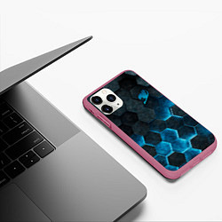 Чехол iPhone 11 Pro матовый Fairy Tail, цвет: 3D-малиновый — фото 2