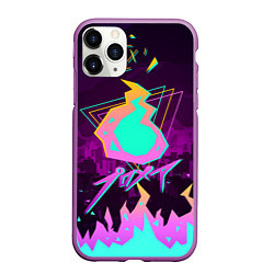 Чехол iPhone 11 Pro матовый PROMARE, цвет: 3D-фиолетовый