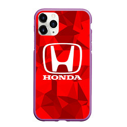 Чехол iPhone 11 Pro матовый HONDA, цвет: 3D-фиолетовый