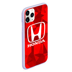 Чехол iPhone 11 Pro матовый HONDA, цвет: 3D-светло-сиреневый — фото 2