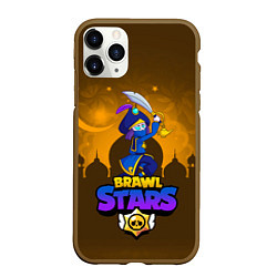 Чехол iPhone 11 Pro матовый MORTIS BRAWL STARS, цвет: 3D-коричневый