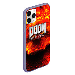 Чехол iPhone 11 Pro матовый Doom Eternal, цвет: 3D-серый — фото 2