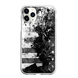 Чехол iPhone 11 Pro матовый США, цвет: 3D-белый