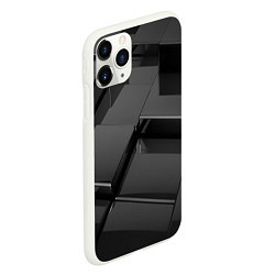 Чехол iPhone 11 Pro матовый ПЛИТЫ 3D, цвет: 3D-белый — фото 2