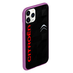 Чехол iPhone 11 Pro матовый CITROEN, цвет: 3D-фиолетовый — фото 2