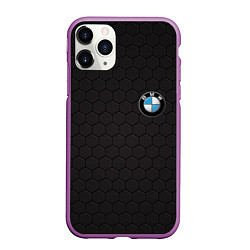 Чехол iPhone 11 Pro матовый BMW, цвет: 3D-фиолетовый