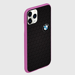 Чехол iPhone 11 Pro матовый BMW, цвет: 3D-фиолетовый — фото 2