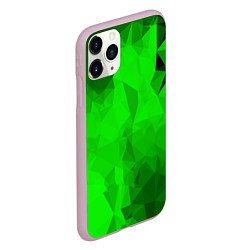 Чехол iPhone 11 Pro матовый GREEN, цвет: 3D-розовый — фото 2