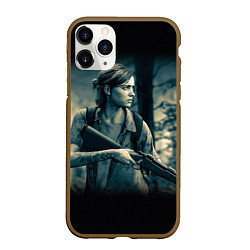 Чехол iPhone 11 Pro матовый THE LAST OF US спина Z, цвет: 3D-коричневый