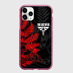 Чехол iPhone 11 Pro матовый THE LAST OF US 2, цвет: 3D-малиновый