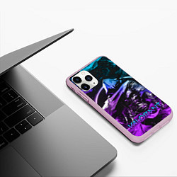 Чехол iPhone 11 Pro матовый VALORANT OMEN, цвет: 3D-розовый — фото 2