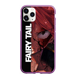 Чехол iPhone 11 Pro матовый FAIRY TAIL ХВОСТ ФЕИ, цвет: 3D-фиолетовый