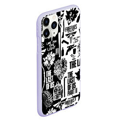 Чехол iPhone 11 Pro матовый THE LAST OF US 2, цвет: 3D-светло-сиреневый — фото 2