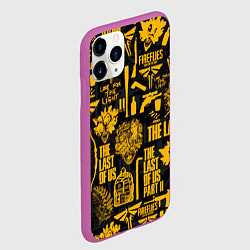 Чехол iPhone 11 Pro матовый THE LAST OF US 2, цвет: 3D-фиолетовый — фото 2