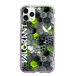 Чехол iPhone 11 Pro матовый Valorant, цвет: 3D-сиреневый