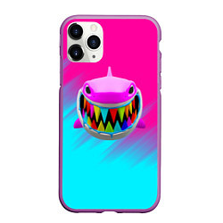 Чехол iPhone 11 Pro матовый 6IX9INE 69, цвет: 3D-фиолетовый