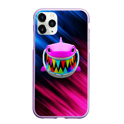 Чехол iPhone 11 Pro матовый 6IX9INE 69, цвет: 3D-сиреневый