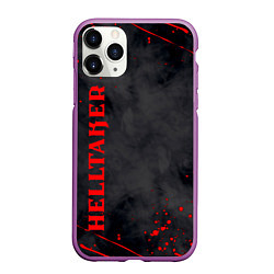 Чехол iPhone 11 Pro матовый Helltaker Logo Z, цвет: 3D-фиолетовый