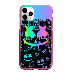 Чехол iPhone 11 Pro матовый MARSHMELLO, цвет: 3D-малиновый