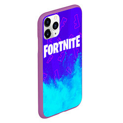 Чехол iPhone 11 Pro матовый FORTNITE ФОРТНАЙТ, цвет: 3D-фиолетовый — фото 2