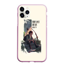 Чехол iPhone 11 Pro матовый The Last of Us 2, цвет: 3D-розовый