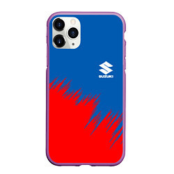 Чехол iPhone 11 Pro матовый SUZUKI, цвет: 3D-фиолетовый