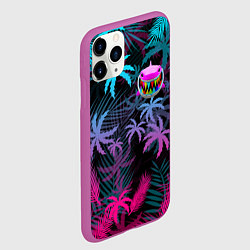 Чехол iPhone 11 Pro матовый 6IX9INE 69, цвет: 3D-фиолетовый — фото 2
