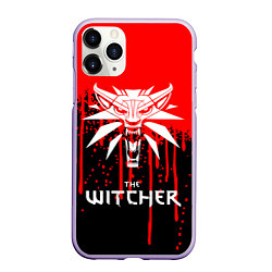 Чехол iPhone 11 Pro матовый The Witcher, цвет: 3D-светло-сиреневый
