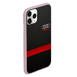 Чехол iPhone 11 Pro матовый AUDI, цвет: 3D-розовый — фото 2