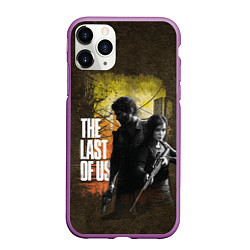 Чехол iPhone 11 Pro матовый The last of us, цвет: 3D-фиолетовый