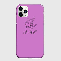 Чехол iPhone 11 Pro матовый Lil peep, цвет: 3D-фиолетовый