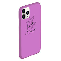 Чехол iPhone 11 Pro матовый Lil peep, цвет: 3D-фиолетовый — фото 2