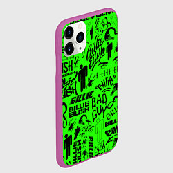 Чехол iPhone 11 Pro матовый BILLIE EILISH БИЛЛИ АЙЛИШ, цвет: 3D-фиолетовый — фото 2