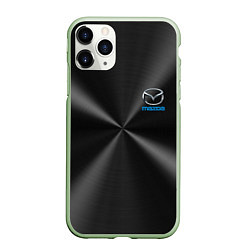 Чехол iPhone 11 Pro матовый MAZDA, цвет: 3D-салатовый