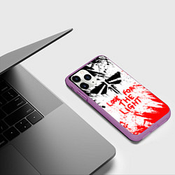 Чехол iPhone 11 Pro матовый THE LAST OF US II, цвет: 3D-фиолетовый — фото 2