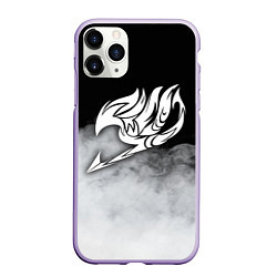 Чехол iPhone 11 Pro матовый FAIRY TAIL ХВОСТ ФЕИ, цвет: 3D-светло-сиреневый