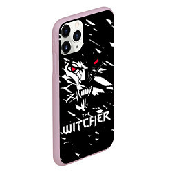 Чехол iPhone 11 Pro матовый The Witcher, цвет: 3D-розовый — фото 2