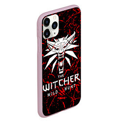 Чехол iPhone 11 Pro матовый The Witcher, цвет: 3D-розовый — фото 2