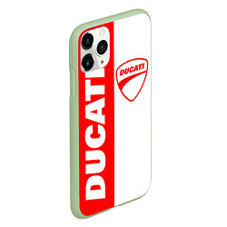 Чехол iPhone 11 Pro матовый DUCATI 4, цвет: 3D-салатовый — фото 2