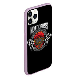Чехол iPhone 11 Pro матовый Motocross Champion Z, цвет: 3D-сиреневый — фото 2