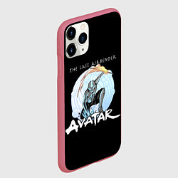 Чехол iPhone 11 Pro матовый Аватар Легенда об Аанге, цвет: 3D-малиновый — фото 2
