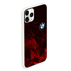 Чехол iPhone 11 Pro матовый BMW, цвет: 3D-белый — фото 2