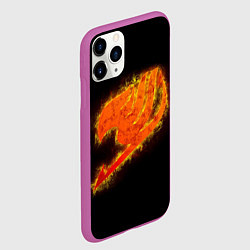 Чехол iPhone 11 Pro матовый FAIRY TAIL ХВОСТ ФЕИ, цвет: 3D-фиолетовый — фото 2