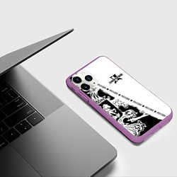 Чехол iPhone 11 Pro матовый Дмитрий, цвет: 3D-фиолетовый — фото 2