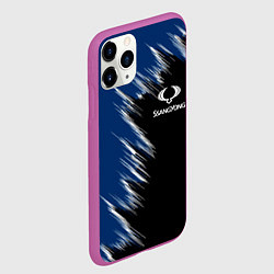 Чехол iPhone 11 Pro матовый SSANGYONG, цвет: 3D-фиолетовый — фото 2