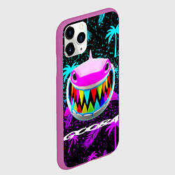 Чехол iPhone 11 Pro матовый 6ix9ine, цвет: 3D-фиолетовый — фото 2