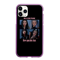 Чехол iPhone 11 Pro матовый BLACKPINK, цвет: 3D-фиолетовый