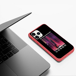Чехол iPhone 11 Pro матовый Призрак в доспехах, цвет: 3D-красный — фото 2
