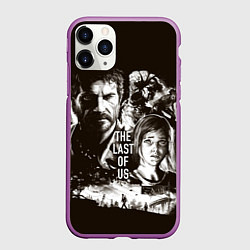Чехол iPhone 11 Pro матовый THE LAST OF US, цвет: 3D-фиолетовый