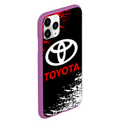 Чехол iPhone 11 Pro матовый TOYOTA, цвет: 3D-фиолетовый — фото 2